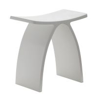 Стульчик для ванной ABBER Stein AS1639 белый матовый схема 1
