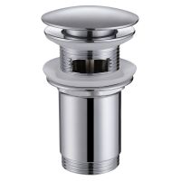 Донный клапан ABBER AF0010 с переливом, клик-клак, хром схема 1 Донный клапан ABBER AF0010 с переливом, клик-клак, хром схема 1