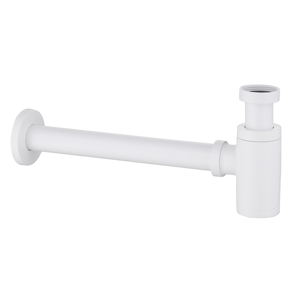 Сифон для раковины ABBER AF0030W белый матовый цена от 7 889 ₽ Фото Сифон для раковины ABBER AF0030W белый матовый