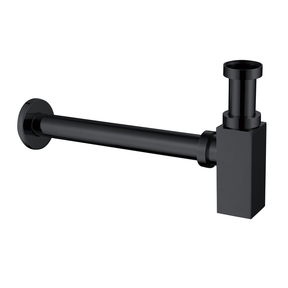 Сифон для раковины ABBER AF0031B черный матовый цена от 8 300 ₽ Фото Сифон для раковины ABBER AF0031B черный матовый