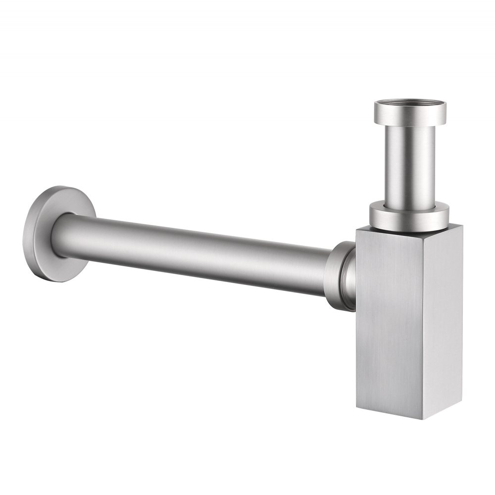 Сифон для раковины ABBER AF0031SP сатин цена от 11 111 ₽ Фото Сифон для раковины ABBER AF0031SP сатин