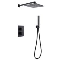Душевая система ABBER Daheim AF8251B скрытого монтажа без излива, термостат, черная матовая схема 1 Душевая система ABBER Daheim AF8251B скрытого монтажа без излива, термостат, черная матовая схема 1
