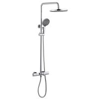 Душевая стойка ABBER Thermostat AF8516L с термостатом и изливом, хром схема 1