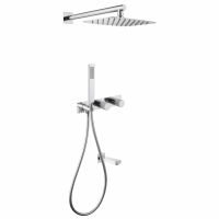 Душевая система ABBER Rund AF8717 скрытого монтажа с изливом, хром схема 1