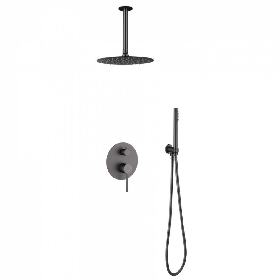 Изображение Душевая система ABBER Emotion AF8821NG скрытого монтажа без излива, никель