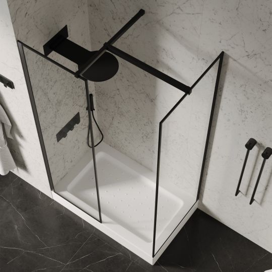 Душевой поддон ABBER AD3C119 110х90 прямоугольный, акриловый, белый схема 7