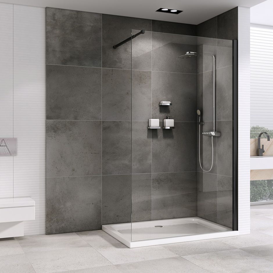 Душевая перегородка ABBER Immer Offen AG61100B ФОТО