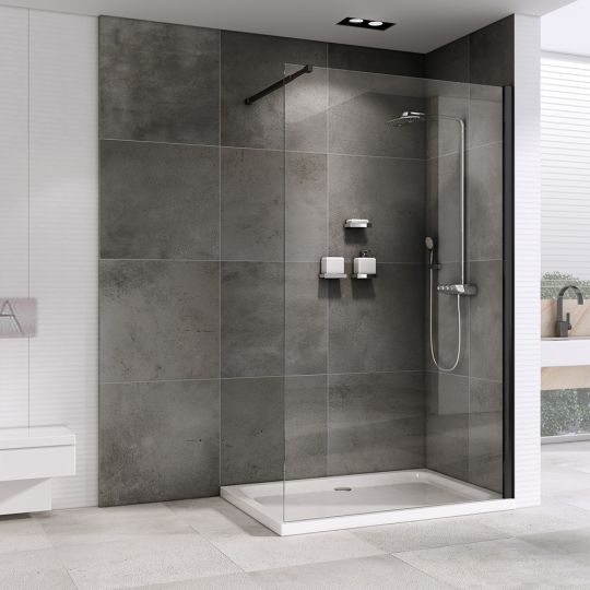 Душевая перегородка ABBER Immer Offen AG61100B схема 3