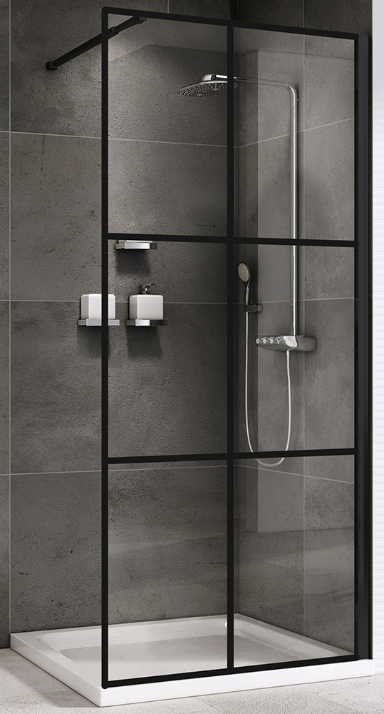 Душевая перегородка ABBER Immer Offen AG62120B цена от 23 460 ₽ Фото Душевая перегородка ABBER Immer Offen AG62120B