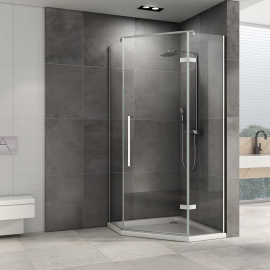 Душевой уголок ABBER Ewiges Wasser AG05100 100х100 см схема 3