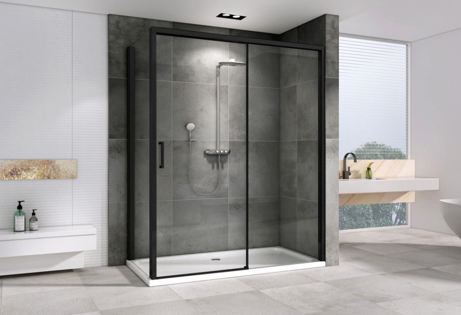 Душевой уголок ABBER Komfort AG93140B-S92B 140х90 см ФОТО