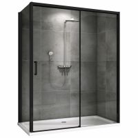 Душевой уголок ABBER Komfort AG93160B-S92B 160х90 см схема 1