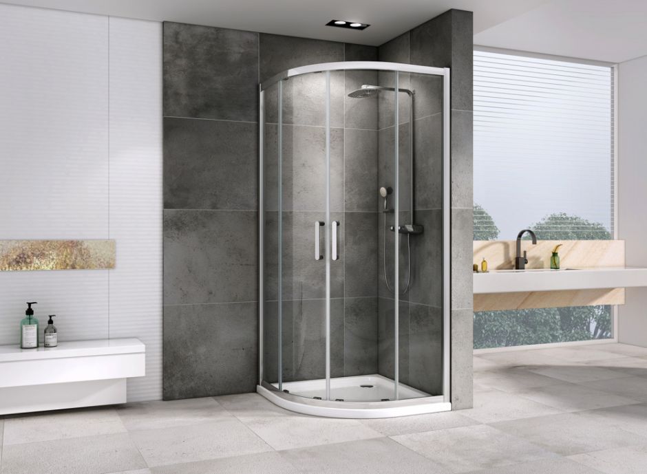 Душевой уголок ABBER Schwarzer Diamant AG01090 90х90 см ФОТО