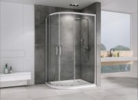 Душевой уголок ABBER Schwarzer Diamant AG01118 110х80 см схема 3