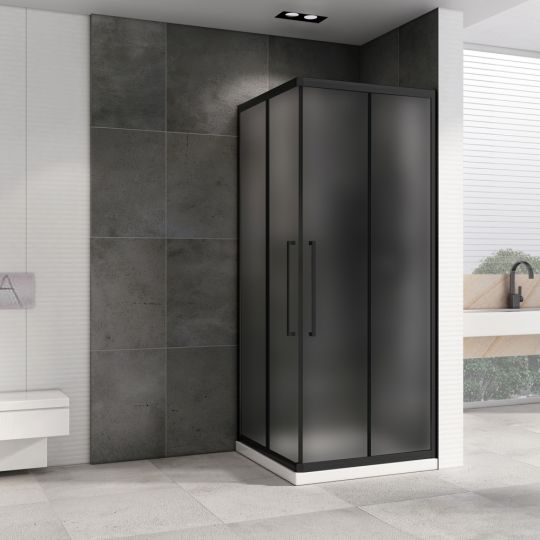 Душевой уголок ABBER Schwarzer Diamant AG02090BMH 90х90 см схема 3