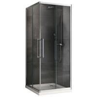 Душевой уголок ABBER Schwarzer Diamant AG02090H 90х90 см схема 1