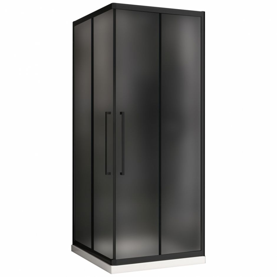 Душевой уголок ABBER Schwarzer Diamant AG02100BMH 100х100 см