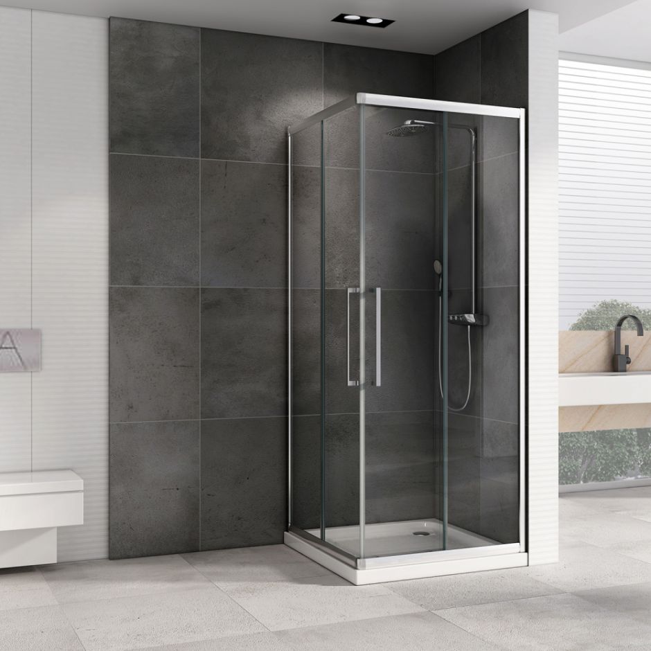 Душевой уголок ABBER Schwarzer Diamant AG02100H 100х100 см ФОТО