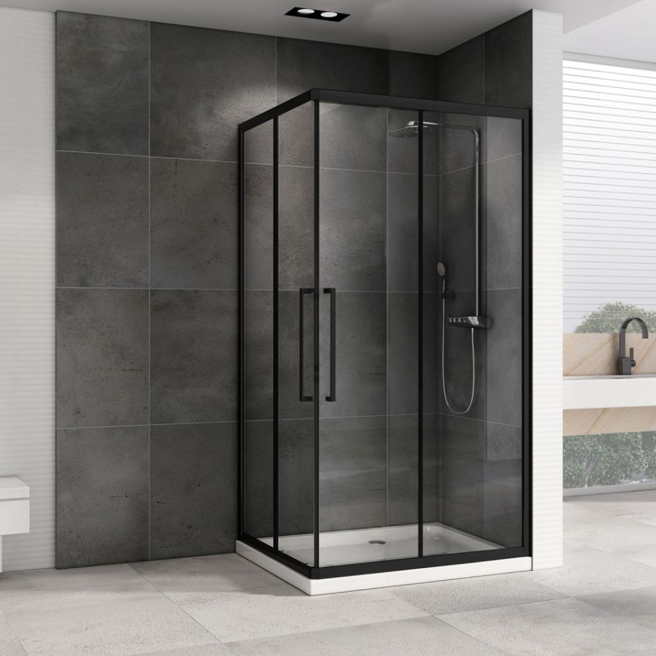 Душевой уголок ABBER Schwarzer Diamant AG02129BH 120х90 см ФОТО
