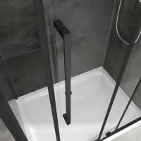 Душевой уголок ABBER Schwarzer Diamant AG30100BH-S100B-S100B 100х100 см схема 8