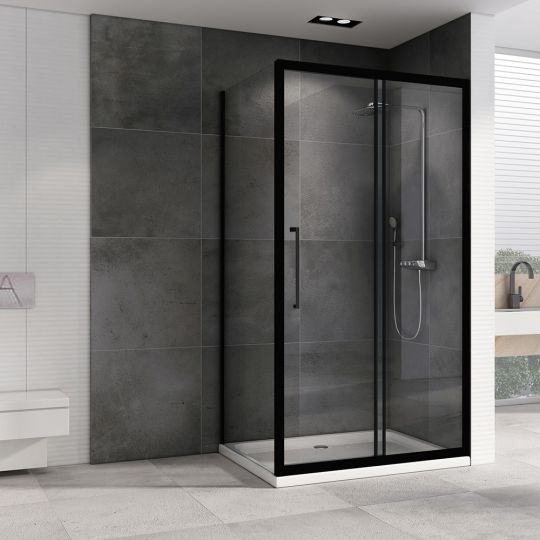 Душевой уголок ABBER Schwarzer Diamant AG30100BH-S50B 100х50 см схема 3