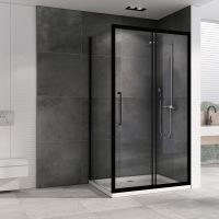 Душевой уголок ABBER Schwarzer Diamant AG30100BH-S80B 100х80 см схема 3