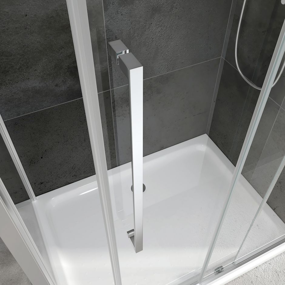 Душевой уголок ABBER Schwarzer Diamant AG30110H-S80 110х80 см ФОТО