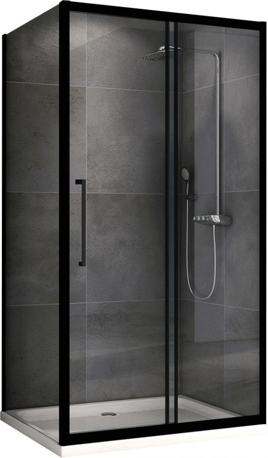 Душевой уголок ABBER Schwarzer Diamant AG30140BH-S90B 140х90 см