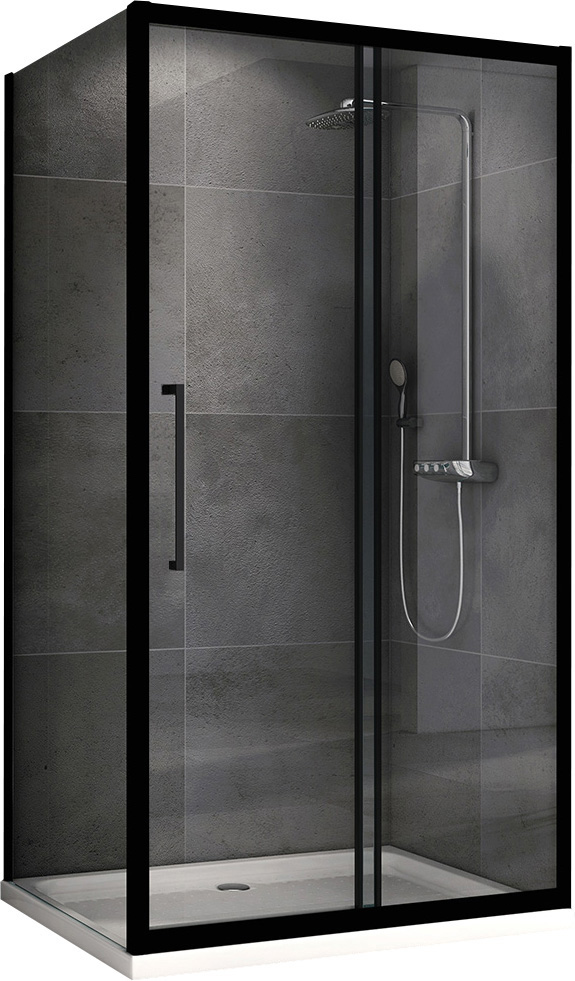 Душевой уголок ABBER Schwarzer Diamant AG30140BH-S90B 140х90 см цена от 43 520 ₽ Фото Душевой уголок ABBER Schwarzer Diamant AG30140BH-S90B 140х90 см