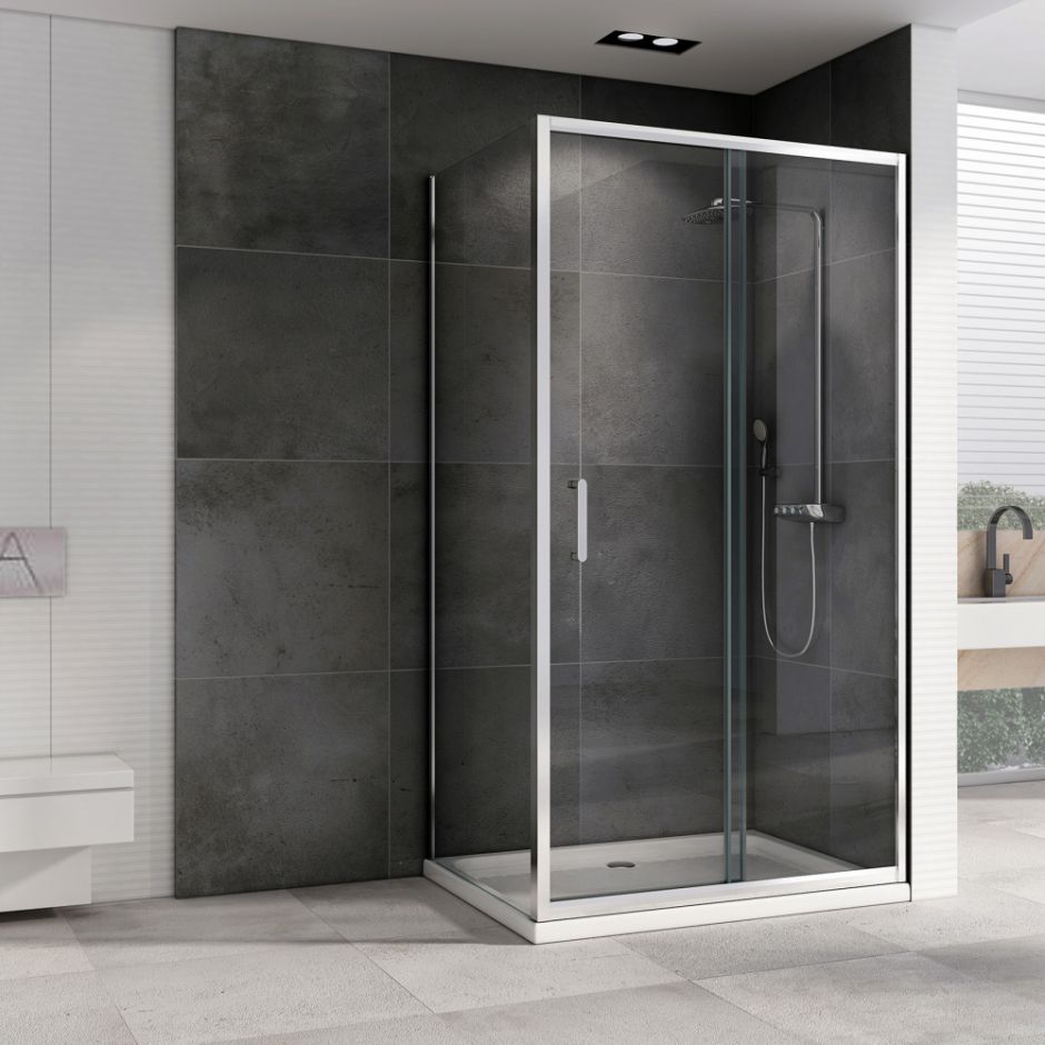 Душевой уголок ABBER Schwarzer Diamant AG301505-S605 150х60 см ФОТО