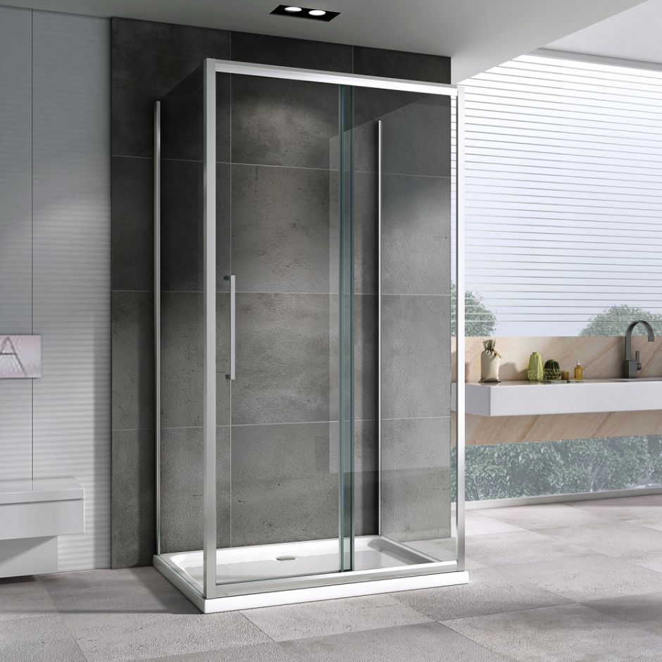 Душевой уголок ABBER Schwarzer Diamant AG30150H-S80-S80 150х80 см ФОТО