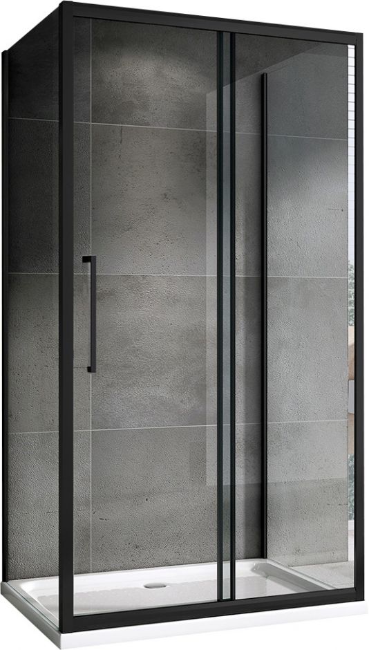 Душевой уголок ABBER Schwarzer Diamant AG30170BH-S80B-S80B 170х80 см