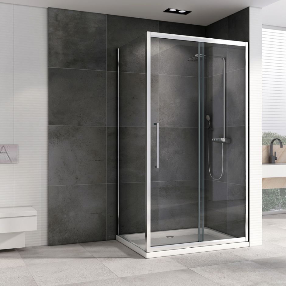 Душевой уголок ABBER Schwarzer Diamant AG30170H-S100 170х100 см ФОТО