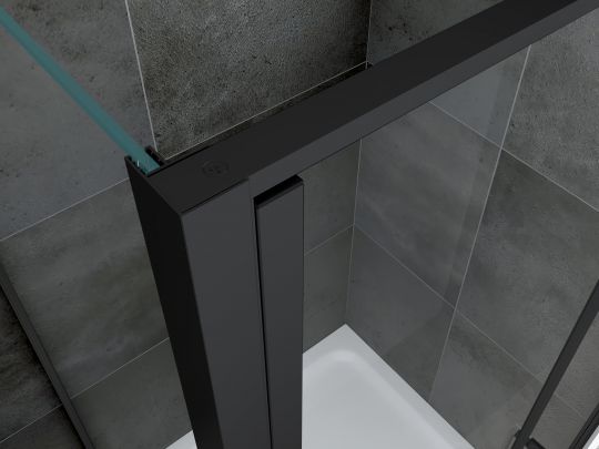 Душевой уголок ABBER Sonnenstrand AG04090B-S100B 90х100 см схема 7