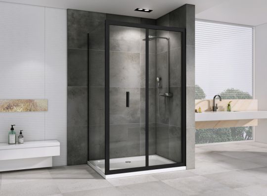 Душевой уголок ABBER Sonnenstrand AG07100B-S80B 100х80 см схема 3