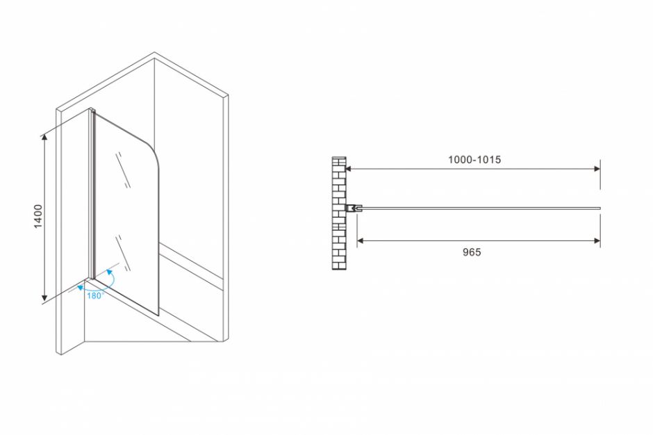 Шторка на ванну ABBER Ewiges Wasser AG52100 ФОТО
