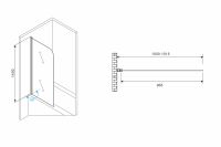 Шторка на ванну ABBER Ewiges Wasser AG52100 схема 2