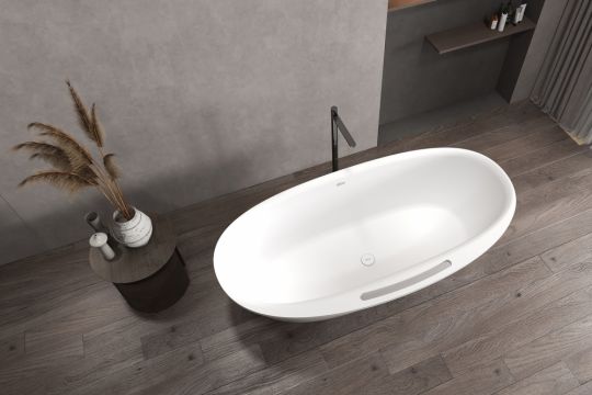 Ванна из искусственного камня ABBER Stein AS9631 белая матовая схема 10 Ванна из искусственного камня ABBER Stein AS9631 белая матовая схема 10