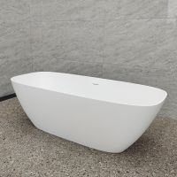 Ванна из искусственного камня ABBER Stein AS9632 белая матовая схема 12