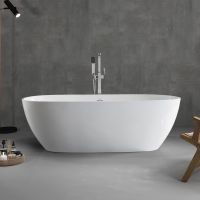 Акриловая ванна ABBER AB9263-1.8 белая схема 1