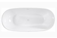 Акриловая ванна ABBER AB9263-1.8 белая схема 10