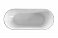 Акриловая ванна ABBER AB9268-1.7 белая схема 11