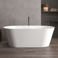 Ванна из искусственного камня ABBER Stein AS9605 белая матовая схема 1 Ванна из искусственного камня ABBER Stein AS9605 белая матовая схема 1