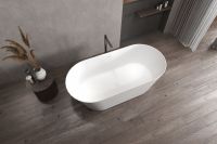 Ванна из искусственного камня ABBER Stein AS9605 белая матовая схема 10 Ванна из искусственного камня ABBER Stein AS9605 белая матовая схема 10