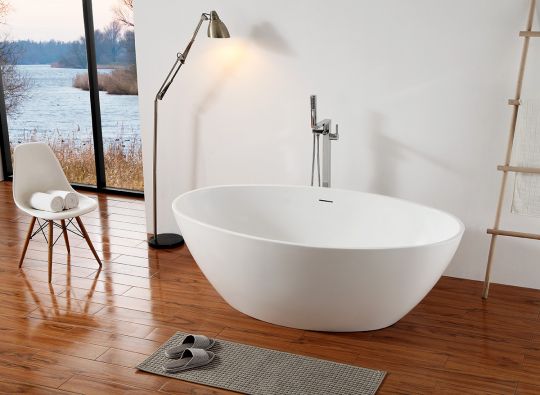 Акриловая ванна ABBER AB9249-1.7 белая схема 9