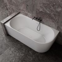 Ванна из искусственного камня ABBER Stein AS9651 L белая матовая схема 1 Ванна из искусственного камня ABBER Stein AS9651 L белая матовая схема 1