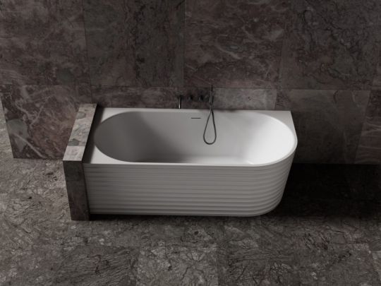 Ванна из искусственного камня ABBER Stein AS9651 L белая матовая схема 11 Ванна из искусственного камня ABBER Stein AS9651 L белая матовая схема 11