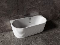 Ванна из искусственного камня ABBER Stein AS9652 белая матовая схема 11 Ванна из искусственного камня ABBER Stein AS9652 белая матовая схема 11