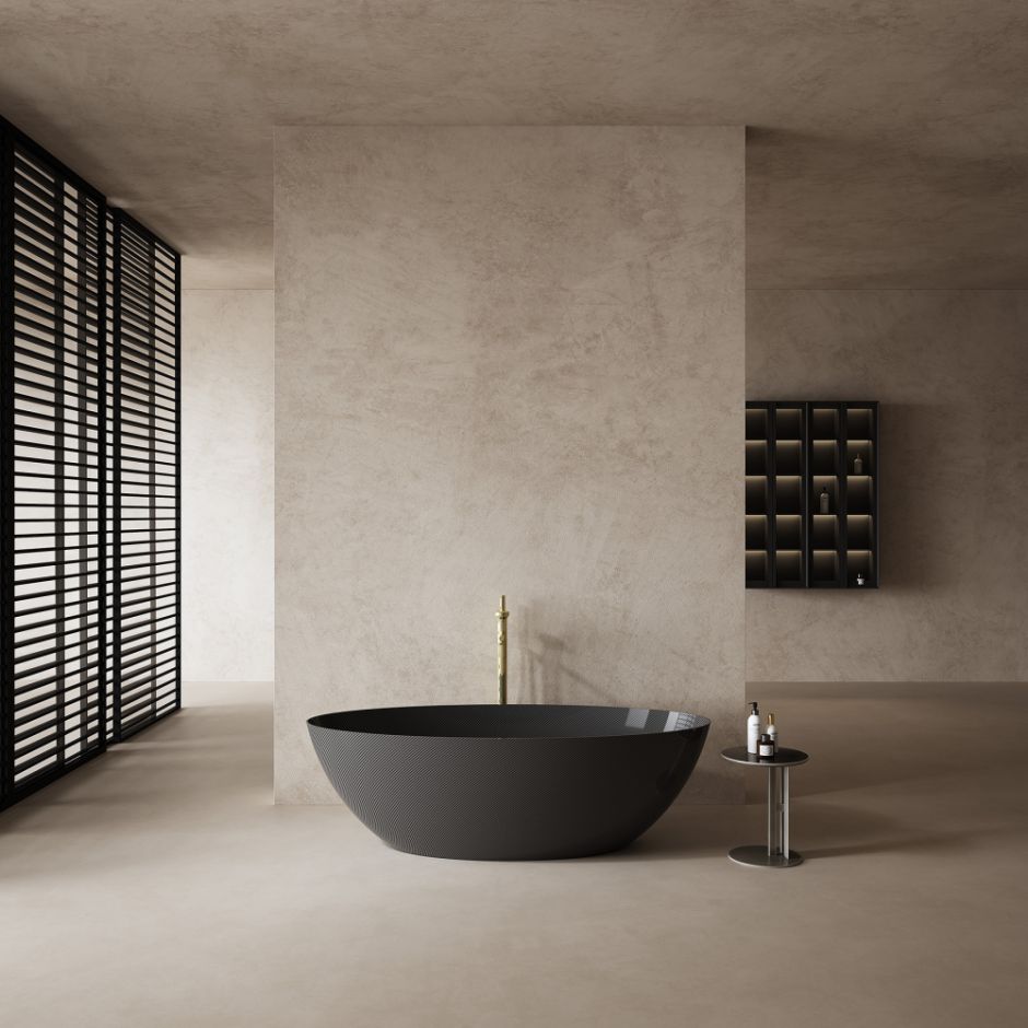 Карбоновая ванна ABBER Karbon AK9002-1.8 черная ФОТО