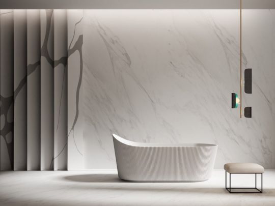 Акриловая ванна ABBER AB9445MW белая матовая схема 9